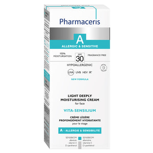 Крем для обличчя PHARMACERIS (Фармацеріс) A Vita-Sensilium (Віта-сенсиліум) глибоко зволожуючий для чутливої алергічної шкіри 50 мл
