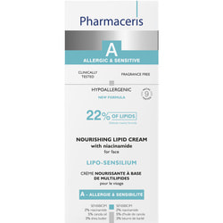 Крем для обличчя PHARMACERIS (Фармацеріс) A Lipo-Sensilium (Ліпо-сенсиліум) мультиліпідний поживний для чутливої алергічної шкіри 50 мл