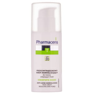 Крем для лица PHARMACERIS (Фармацерис) T Sebostatic day (Себостатик дей) против акне нормализирующий матирующий для угревой кожи 50 мл