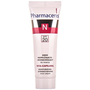 Крем для обличчя PHARMACERIS (Фармацеріс) N Vita-Capilaril (Віта-капілярил) зволожуючий зі зміцнюючим ефектом SPF 20 50 мл