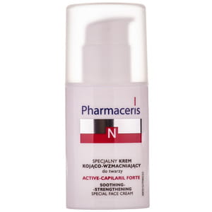 Крем для обличчя PHARMACERIS (Фармацеріс) N Active-Capilaril Forte (Актив-капілярил Forte) знімаючий подразнення шкіри зі зміцнюючим ефектом 30 мл