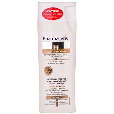 Шампунь для волос PHARMACERIS (Фармацерис) H специализированный успокаивающий H-Sensitonin (Н-Сенситонин) для чувствительной кожи головы 250 мл