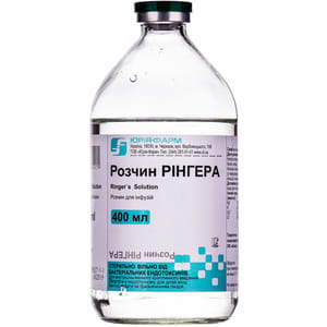 Рингера р-р д/инф. бут. 400мл