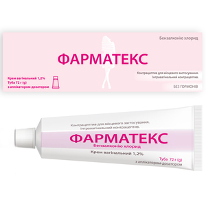 Фарматекс крем вагинал. 1,2% туба 72г