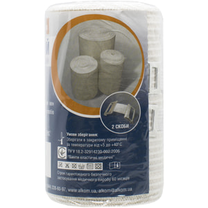 Бинт эластичный медицинский Торговый Дом Алком средней растяжимости размер 100 мм х 2 м 1 шт