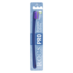 Зубная щетка R.O.C.S. (Рокс) Brackets & Ortho для брекетов с мягкой щетиной цвет в ассортименте 1 шт