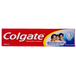 Зубна паста Colgate (Колгейт) Максимальний захисту від карієсу свіжа м'ята 100 мл