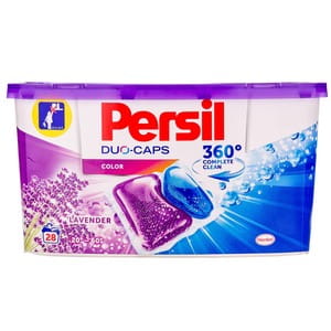 Средство для стирки PERSIL (Персил) Дуо-капсулы Колор Лаванда 28 шт
