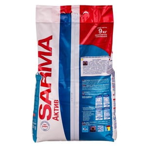 Порошок стиральный SARMA (Сарма) Актив Ландыш универсальный 9 кг