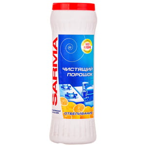 Порошок чистящий SARMA (Сарма) Лимон с антибактериальным эффектом 400 г