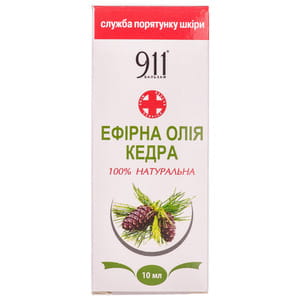 Масло эфирное 911 Кедра 10 мл