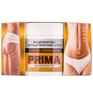 Крем для тіла Prima (Прима) моделюючий антицелюлітний з олією апельсину 300 мл