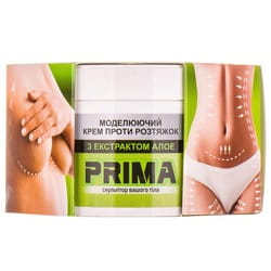 Крем для тела Prima (Прима) моделирующий против растяжек с экстрактом Алоэ 300 мл