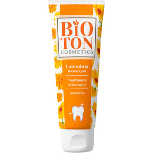Зубная паста BIOTON (Биотон) Cosmetics Anticaries (Косметикс Антикариес) Календула 100 мл