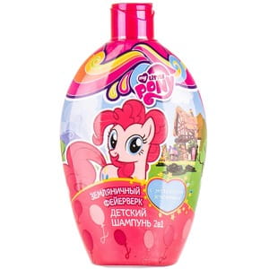 Шампунь MY LITTLE PONY (Май літл поні) 2 в1 Суничний феєрверк для дітей від народження 300 мл