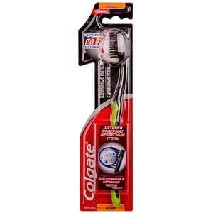 Зубна щітка COLGATE (Колгейт) Шовкові нитки з вугіллям м'яка 1 шт