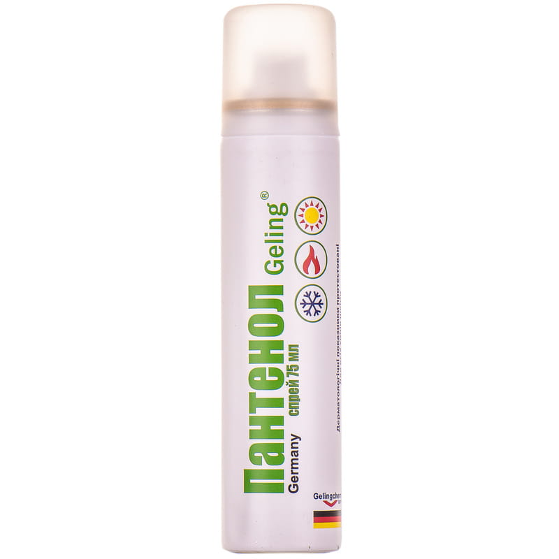 Пантенол Geling (Гелинг) спрей ранозаживляющий, увлажняющий и ...