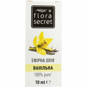 Олія FLORA SECRET (Флора Сікрет) ефірна Ваніль 10 мл