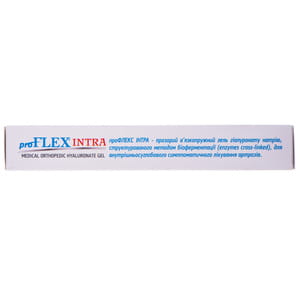 ПроФлекс Интра медицинский ортопедический гель гиалуроната натрия для инъекций 12 мг/мл в предварительно наполненом шприце 2,5 мл 1 шт