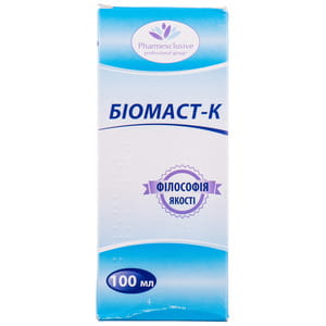 Дієтична добавка Біомаст-К для нормалізації гормонального балансу у жінок флакон 100 мл