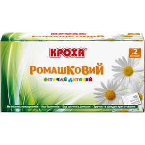 Фиточай детский КРОХА ромашковый с 2-х месяцев в фильтр-пакетах по 1,5 г 20 шт