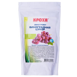 Декстровит натуральный подсластитель детский КРОХА Виноградный сахар с рождения 400 г