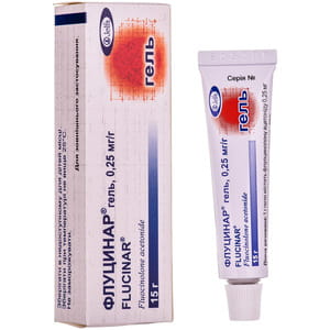Флуцинар гель туба 15г