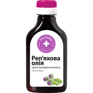 Олія для волосся Домашній Лікар реп'яхова проти випадіння волосся 100 мл