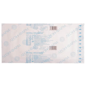 Пластырь хирургический Леопед стерильный прозрачный размер 9 см х 20 см 1 шт