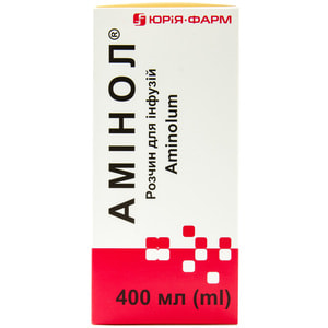 Аминол р-р д/инф. бут. 400мл