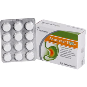 Алмагель Т табл. 500мг №24