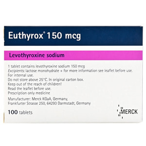 Еутирокс табл. 150мкг №100