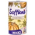 Полотенца бумажные SOFFIONE (Софион) Maxi белые 1 рулон