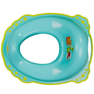 Сиденье для унитаза детское MALTEX (Малтекс) с резинками Дино цвет бирюзовый 1 шт