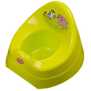 Горшок детский MALTEX (Малтекс) Зоопарк цвет салатовый 1 шт