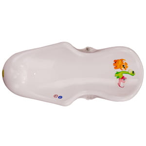 Подставка в ванночку детская MALTEX (Малтекс) для купания Дино цвет белый 1 шт