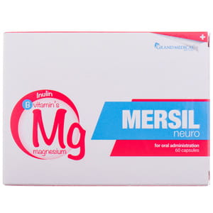 Диетическая добавка комплексного действия Мерсил Невро капсулы 4 блистера по 15 шт