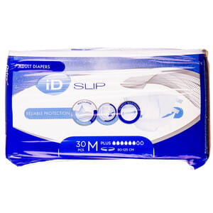 Підгузки для дорослих ID Slip plus (Айді сліп плюс) розмір M дихаючі упаковка 30 шт