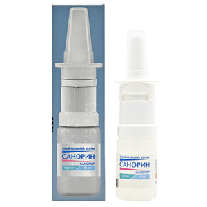 Санорин спрей назал. р-н 1мг/мл фл. 10 мл