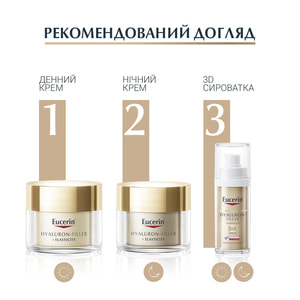 Крем для обличчя EUCERIN (Юцерин) Hyaluron-Filler+Elasticity (Гіалурон філлер+Еластісіті) нічний антивіковий проти глубоких зморшок 50 мл
