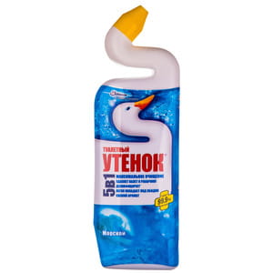 Средство чистящее для унитаза ТУАЛЕТНЫЙ УТЕНОК 5 в 1 Морской 500 мл