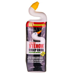 Средство чистящее для унитаза ТУАЛЕТНЫЙ УТЕНОК 5 в 1 Видимый эффект 900 мл