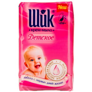 Крем-мыло детское Шик с масляными экстрактами экопак по 70 г 5 шт