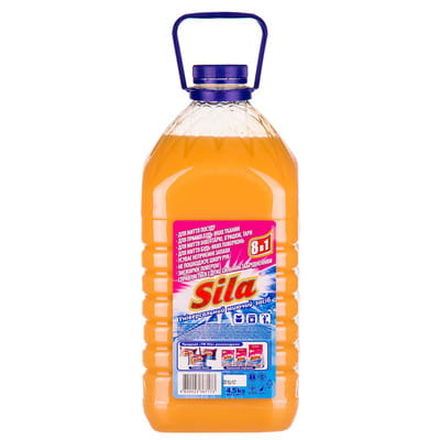 Мыло хозяйственное жидкое SILA (Сила) средство моющее универсальное 4,5 кг