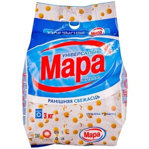Порошок стиральный МАРА автомат универсальный Утреняя свежесть 3 кг