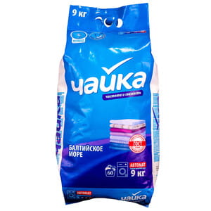Порошок стиральный ЧАЙКА автомат  универсальный Балтийское море 9 кг