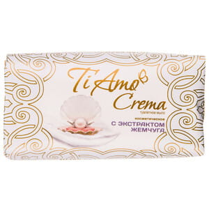 Мило туалетне TI AMO CREMA (Ті Амо Крема) тверде косметичне з екстрактом перлин 140 г