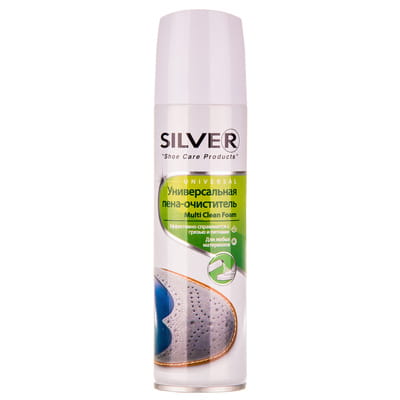 Пена-очиститель универсальная SILVER (Сильвер) для всех типов кожи и текстиля 150 мл