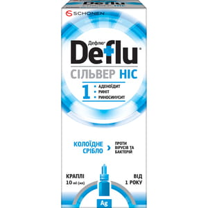 Дефлю Сильвер Нос капли назальные комплексного действия флакон с капельницей 10 мл