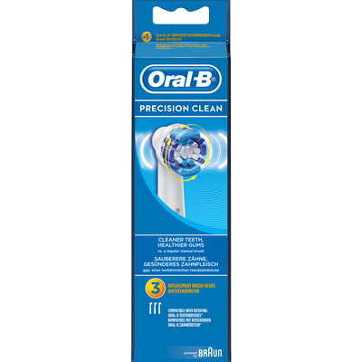 Насадка для електричної зубної щітки ORAL - B (Орал-бі) Precision Clean EB20 2 шт + 1 шт
